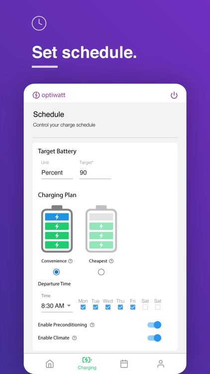 Optiwatt: Charging for Tesla