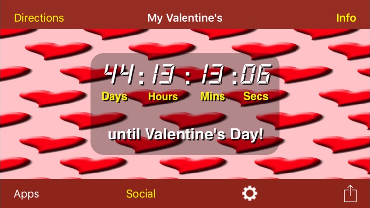 My Valentine's Day Countdown