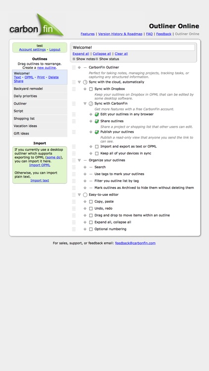 Outliner screenshot-4