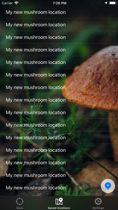 My Mushroom Locations screenshot 2