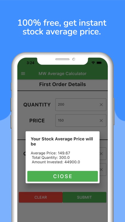 Stock Price Average Calculator screenshot-3