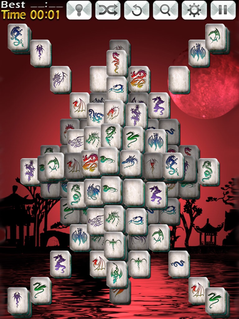 Mahjong Solitaire HD: Oriental screenshot 3