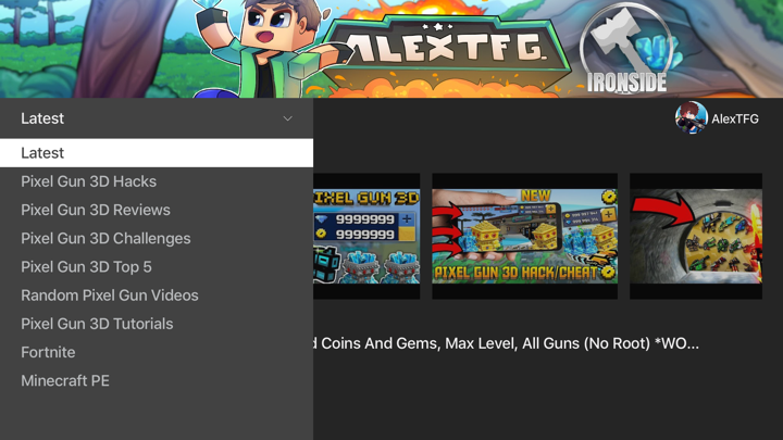 Screenshot #2 pour AlexTFG Gameplays