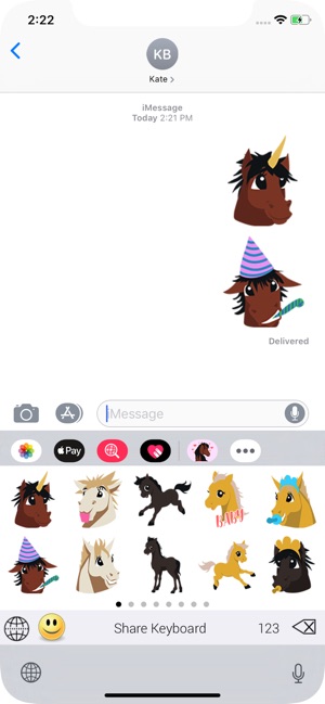 HorseMoji Horse Emoji Stickers(圖1)-速報App