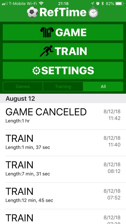 RefTime: Game & Fitness Timers screenshot-3