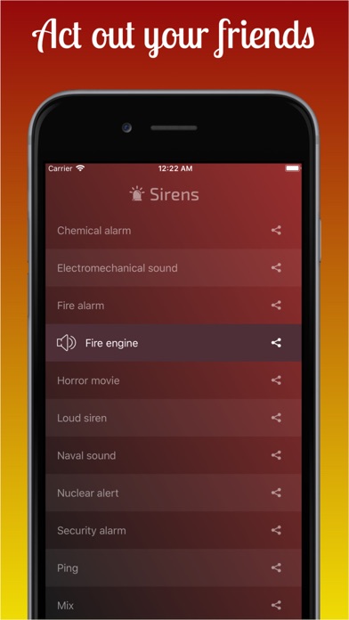 Sirens - alarm sounds! screenshot 2
