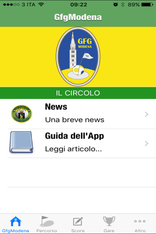 GFG Modena screenshot 2