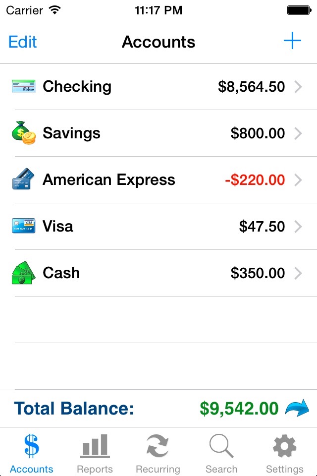 Accounts 2 Lite - Checkbook screenshot 2