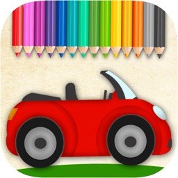 Magic Cars Coloring Pages Pack