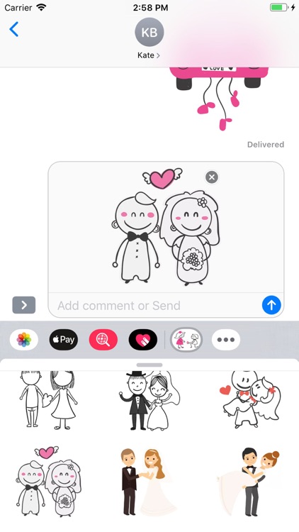 Lovely Couple - Stickers Pack screenshot-8