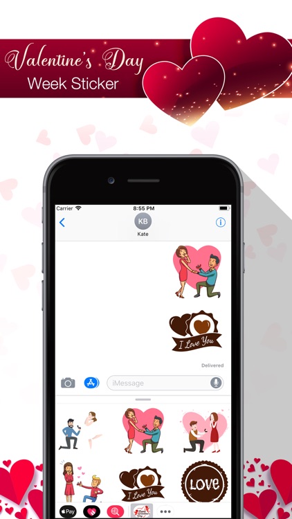 Valentine's Day Week Stickers screenshot-3