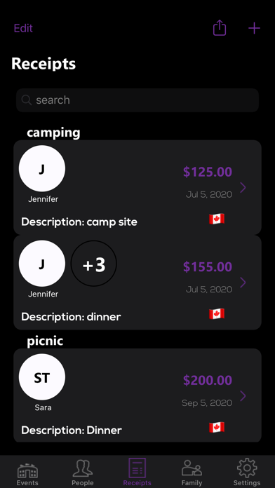 Group Expenses + screenshot 2