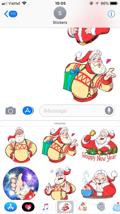 Christmas Santa Funny Stickers screenshot 2