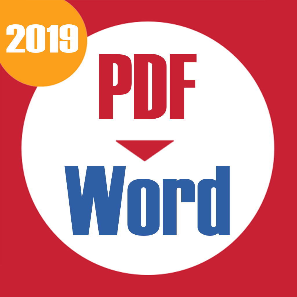 Convert PDF to Word 2019 App Icon