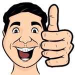 Thumbs Up Cartoon Emojis