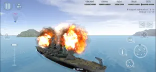 Snímek obrazovky 1 WarShip War Navy Fleet Combat iphone