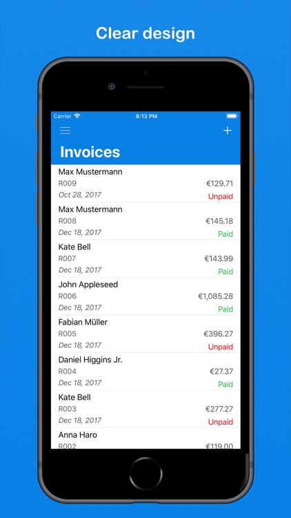 BillMore - Create Invoices