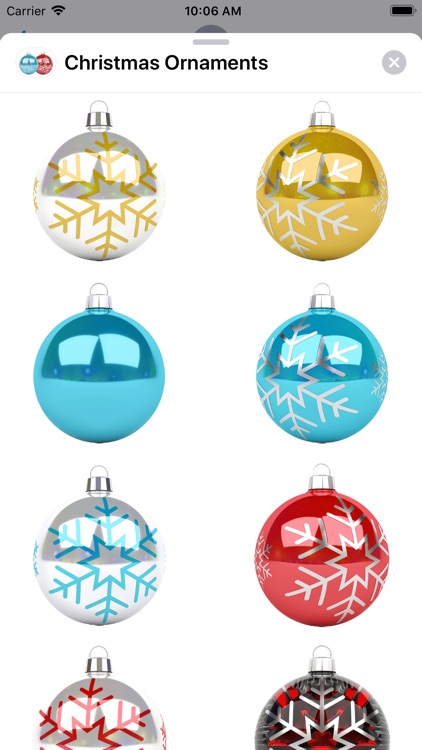 Christmas Ornaments Stickers screenshot-2