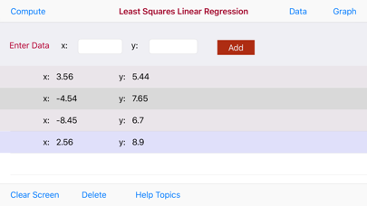 How to cancel & delete Least Squares Linear from iphone & ipad 3