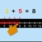 This program uses the number line to help the student understand addition