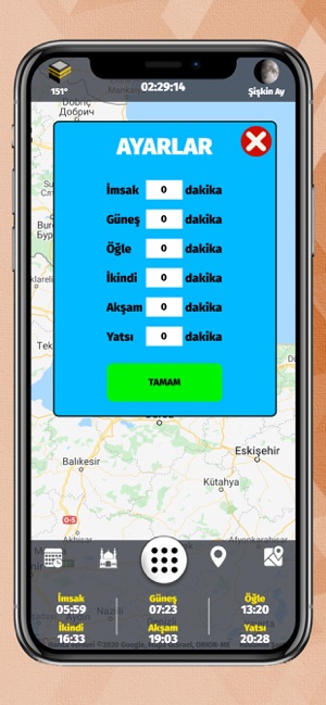 Namaz ve Ezan Vakitleri(圖5)-速報App