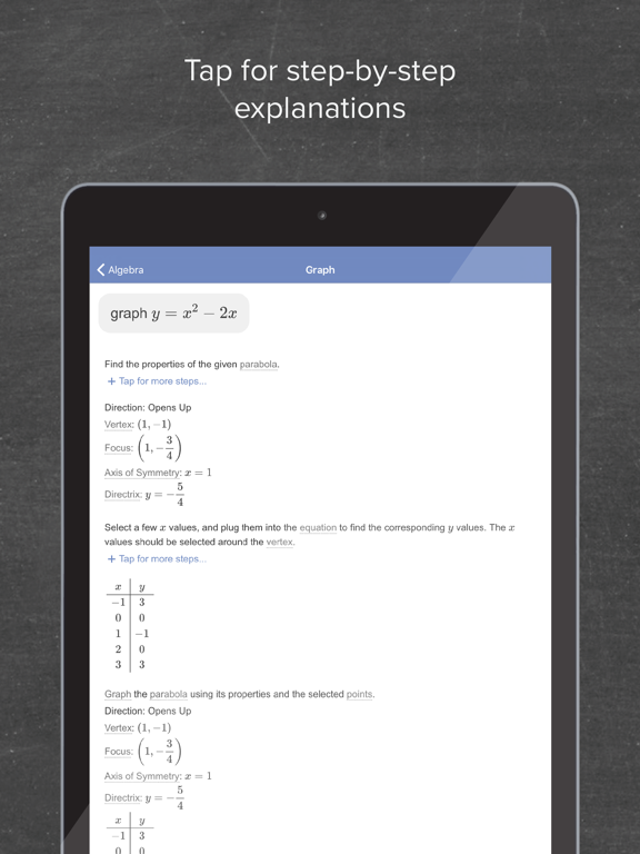 iPad Image of Mathway