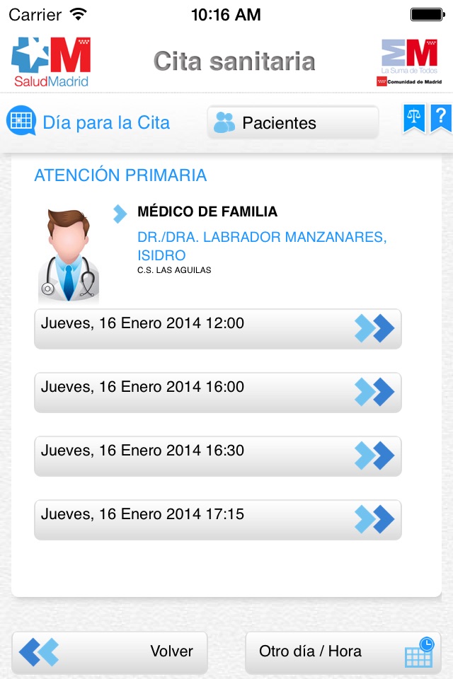 Cita Sanitaria Madrid screenshot 3