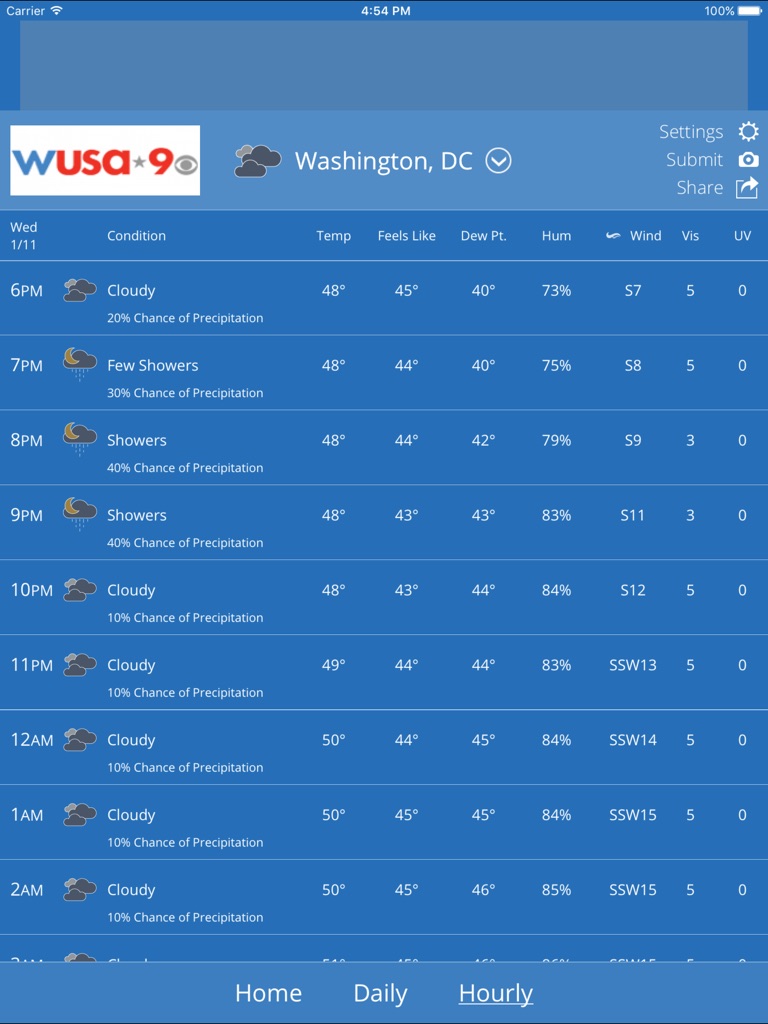 【图】WUSA 9 WEATHER(截图3) 【图】WUSA 9 WEATHER(截图3)