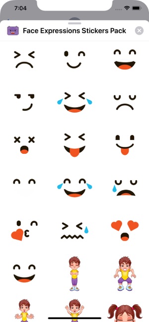 Face Expressions Stickers Pack(圖2)-速報App