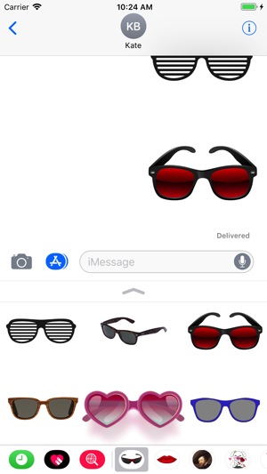 Sunglasses Stickers for iMessa