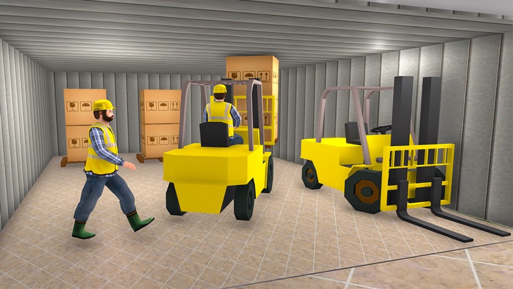 Mall Cargo Truck Forklift 3D screenshot-3