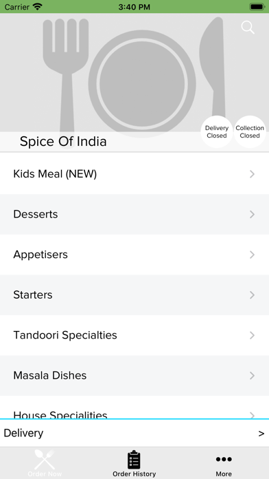 Spice Of India Marsland Rd screenshot 2