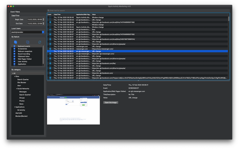 Spyrix Activity Monitoring thumbnail 4