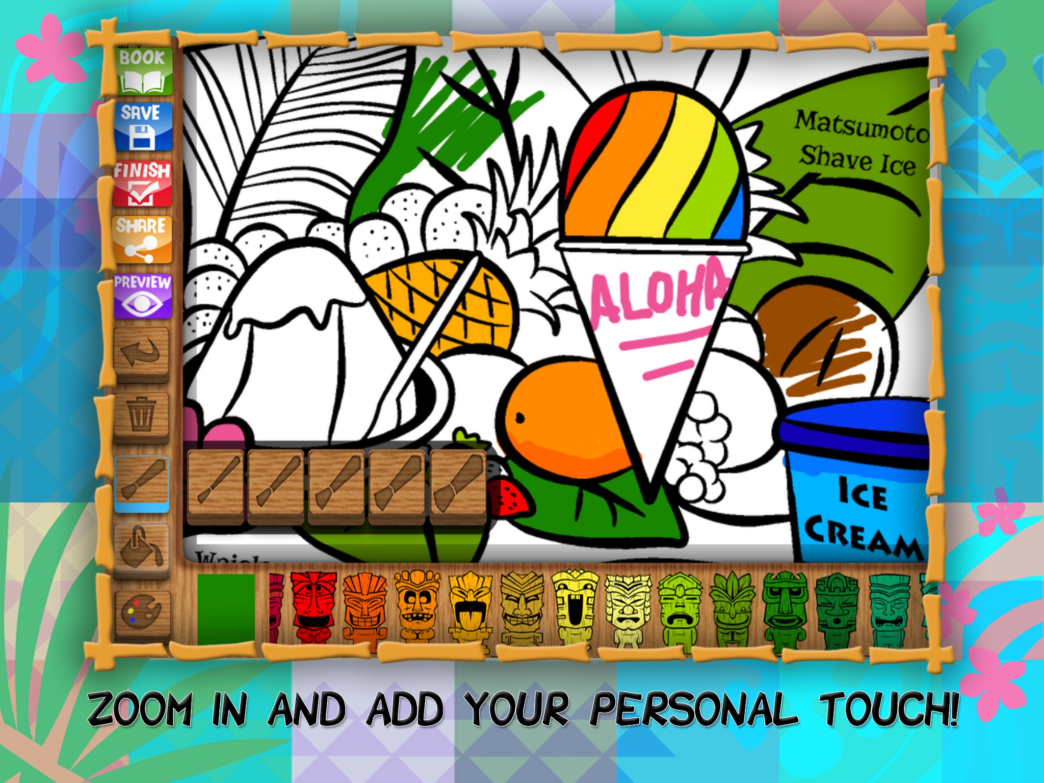 Hawaii Kids Coloring Book screenshot 4