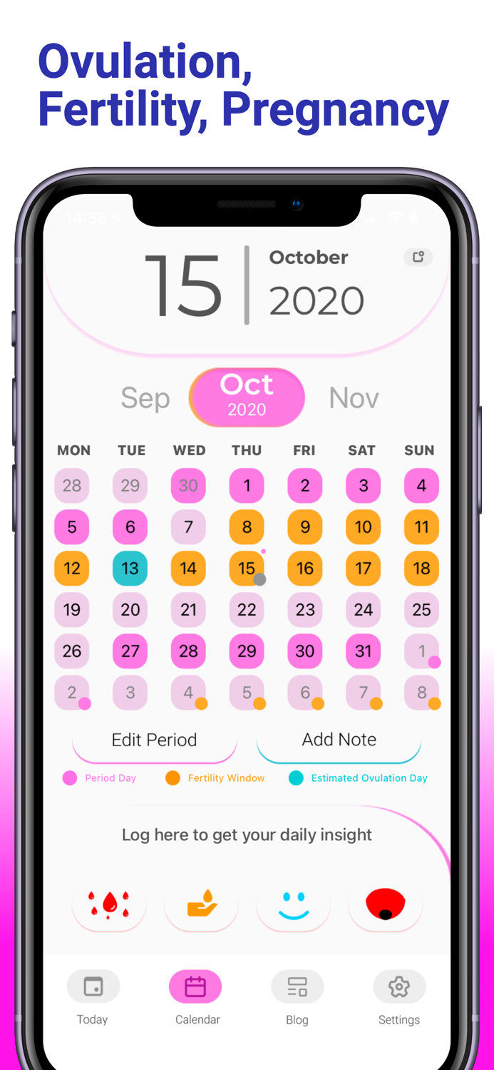 PC Period Tracker Widget