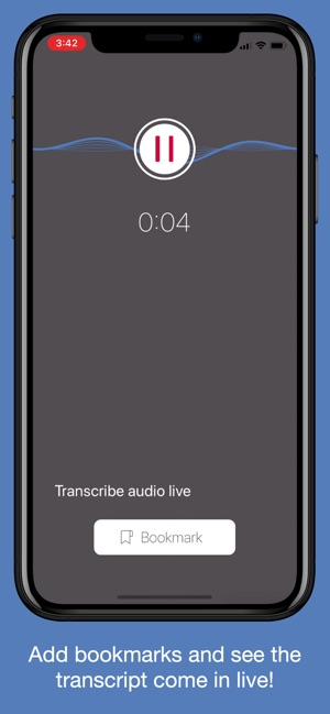 Steno: live transcription