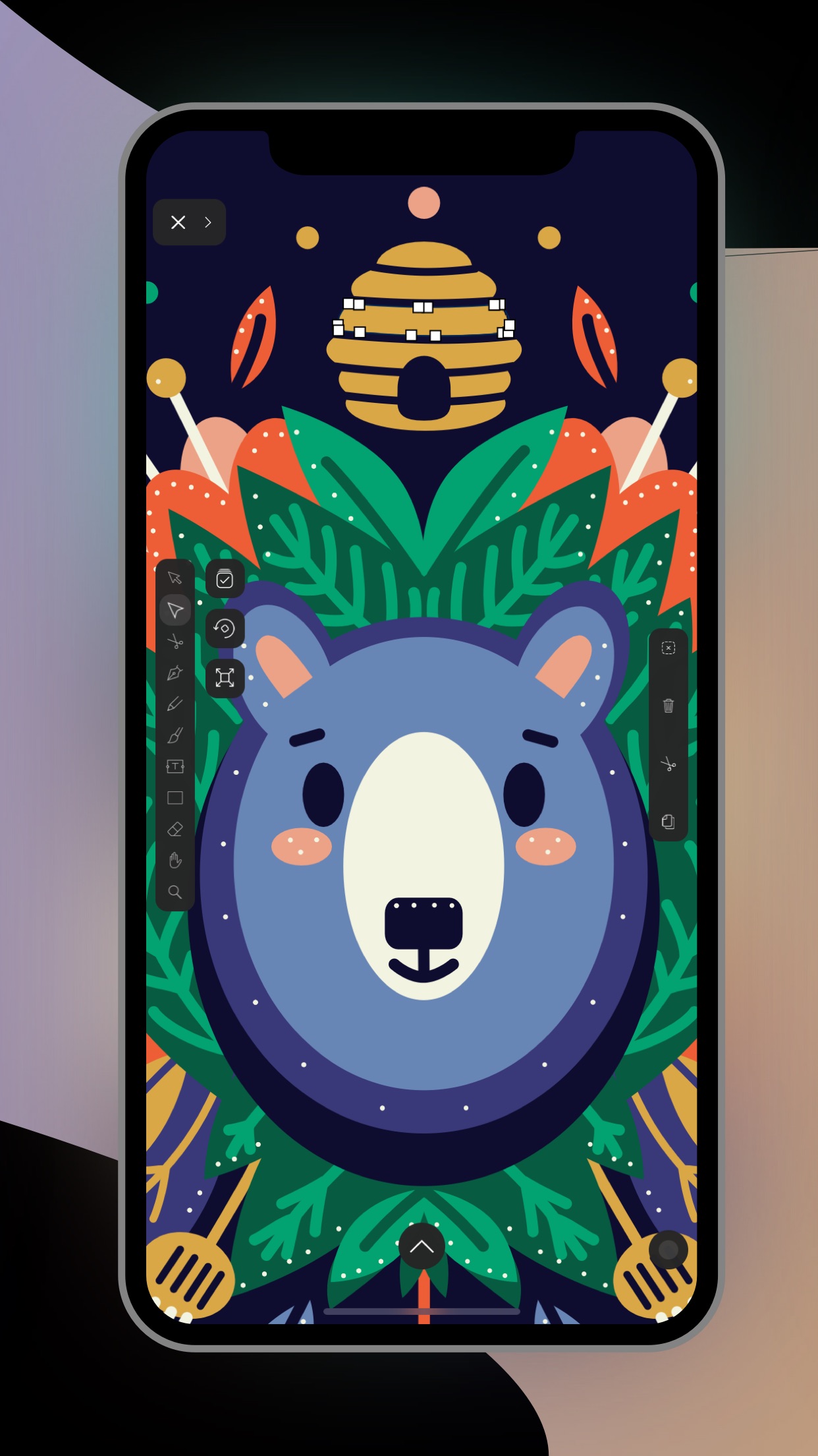 Screenshot do app Vectornator: Design Software