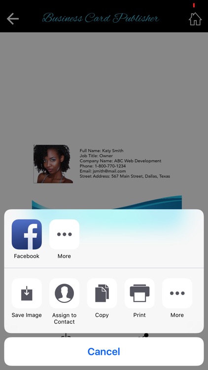 Business Card Publisher screenshot-3