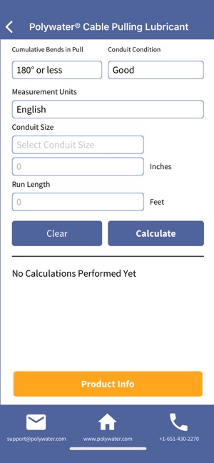 Polywater Product Calculators(圖6)-速報App