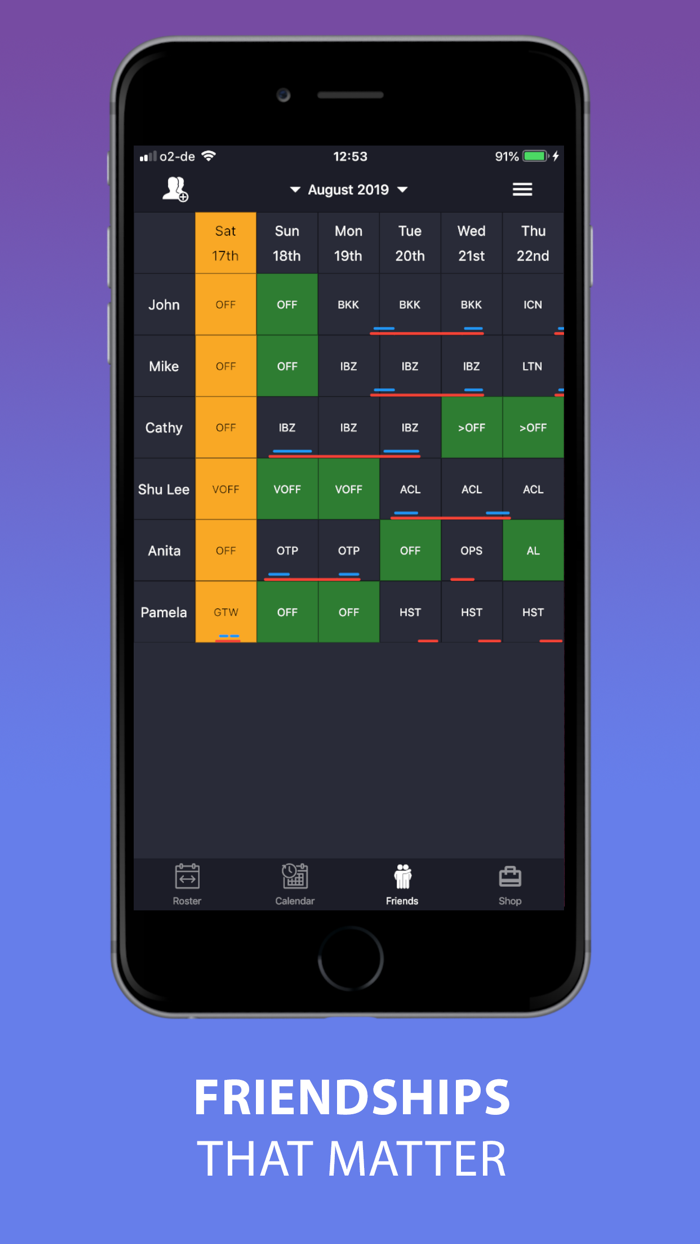 SkyCrew - Airlines Roster