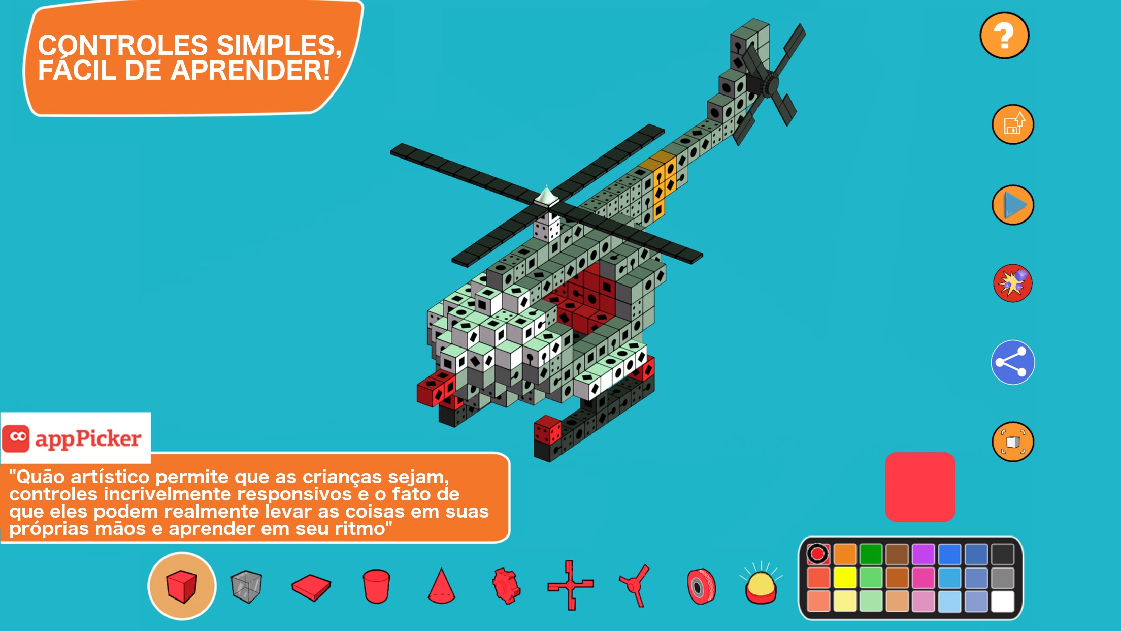 Screenshot do app Blox 3D