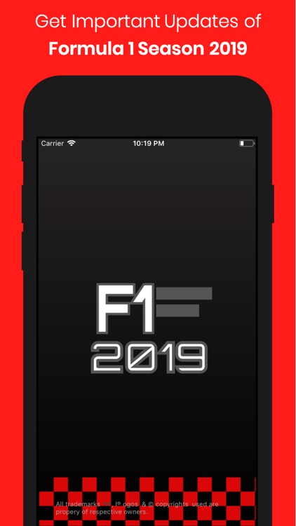 F1 Score Card 2019