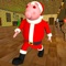 Don't get caught by infected piggy Santa