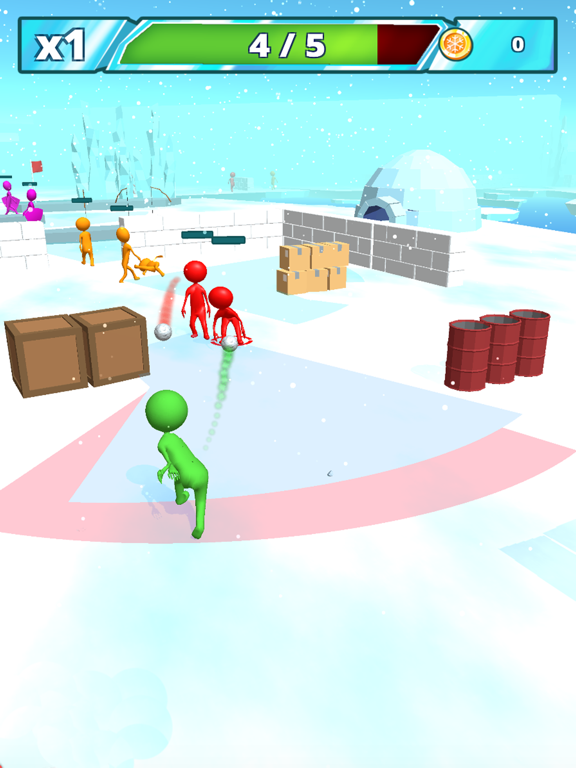 Snowballs fight screenshot 4