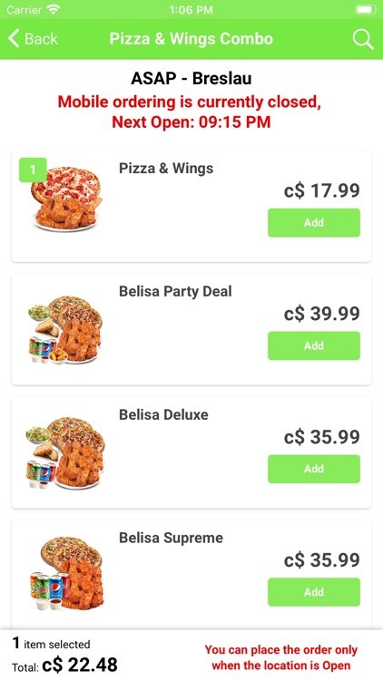 Belisa Pizza screenshot-5