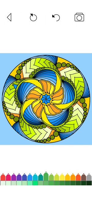 mandala coloring pages games on the app store