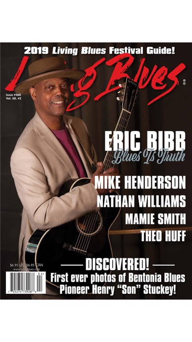 LIVING BLUES MAGAZINE screenshot1