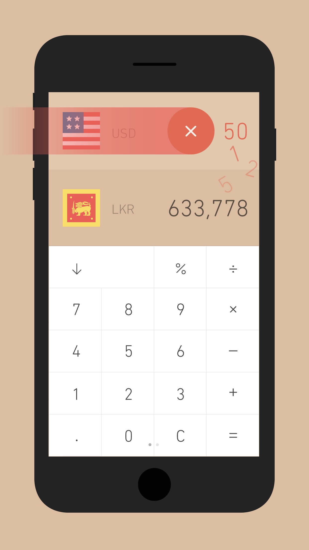 Screenshot do app Currency Converter +Conversion