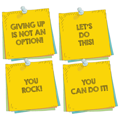 Encouraging Sticky Notes