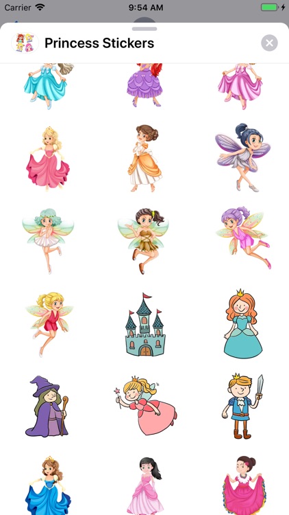 Princess Stickers screenshot-3